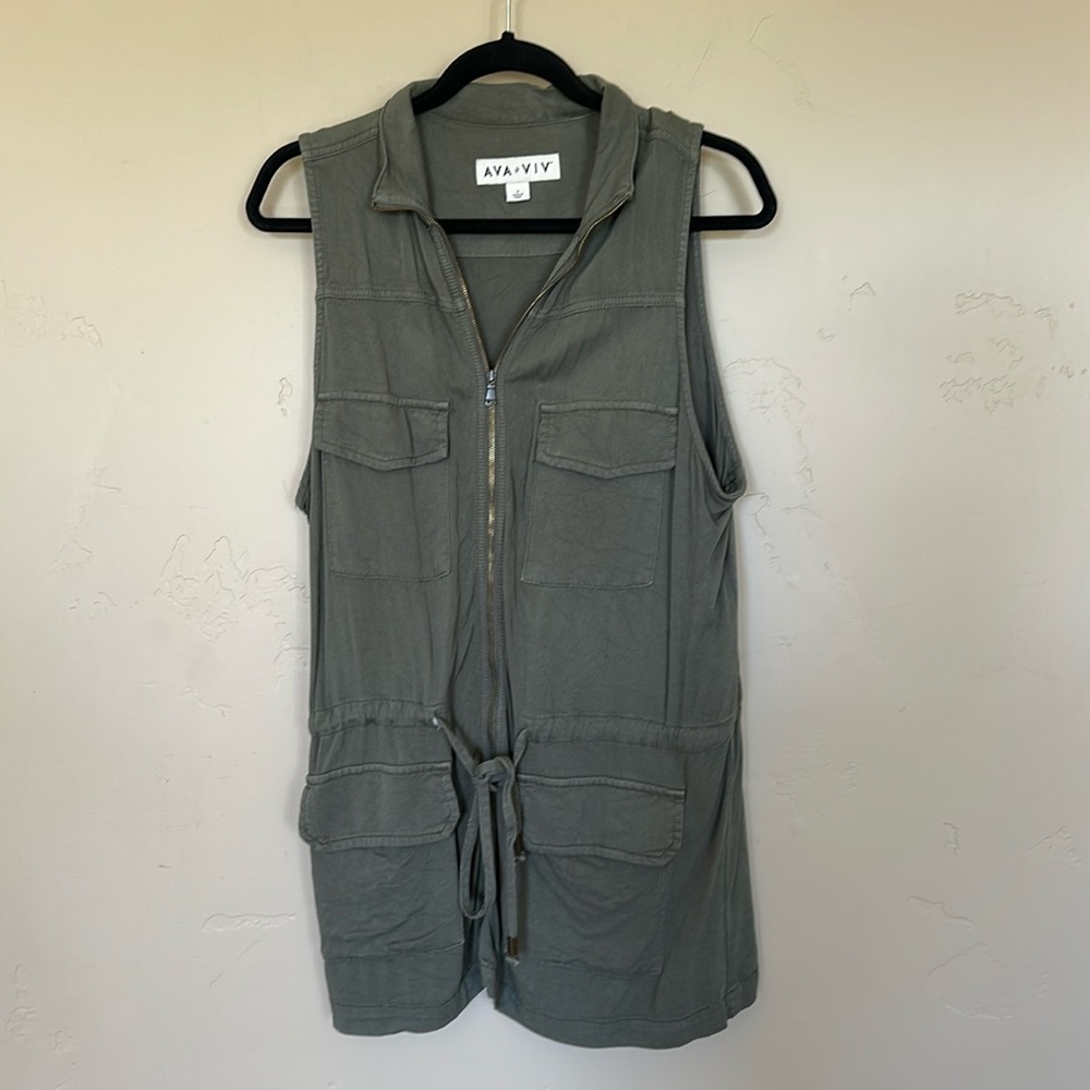 Army Green Hiking Vest